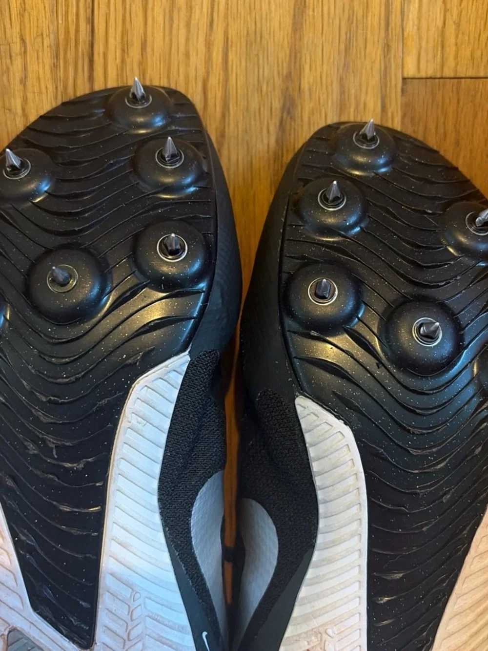 Nike Black track and field shoes